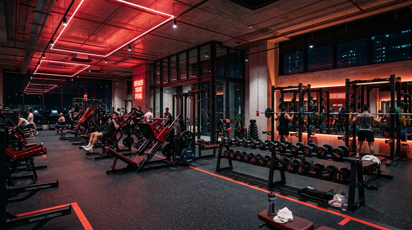 Fit India Gym Strength Floor