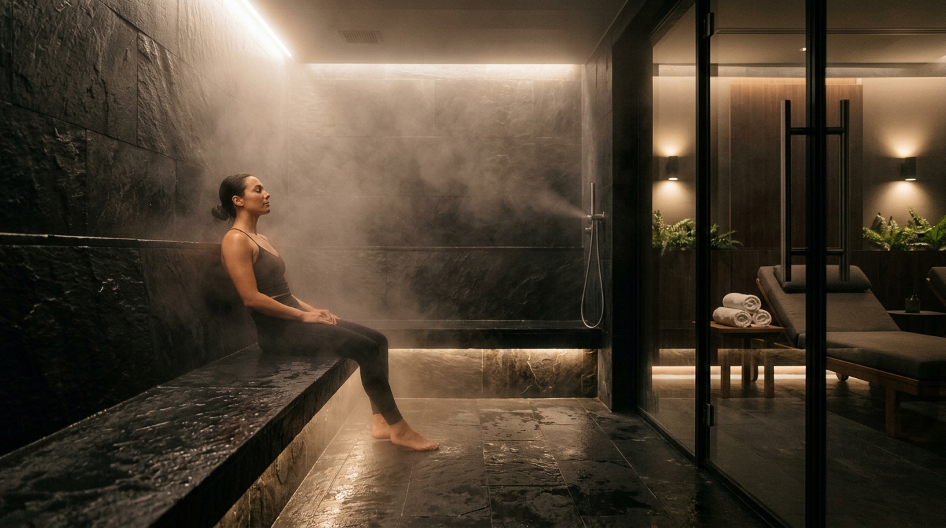 Fit India Gym Steam Room Recovery